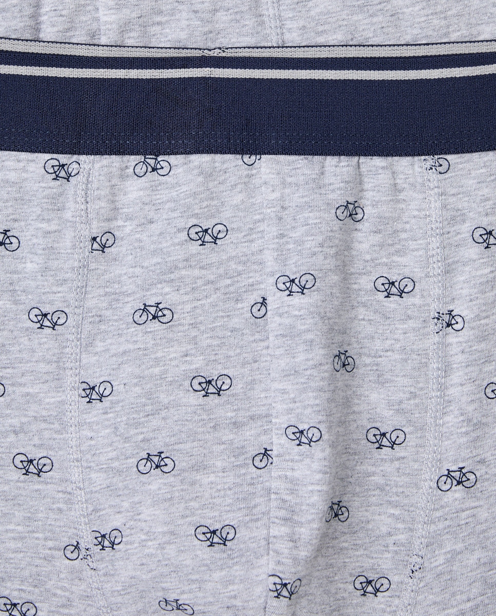 Pack 2 bóxers combinados de hombre Gris-4