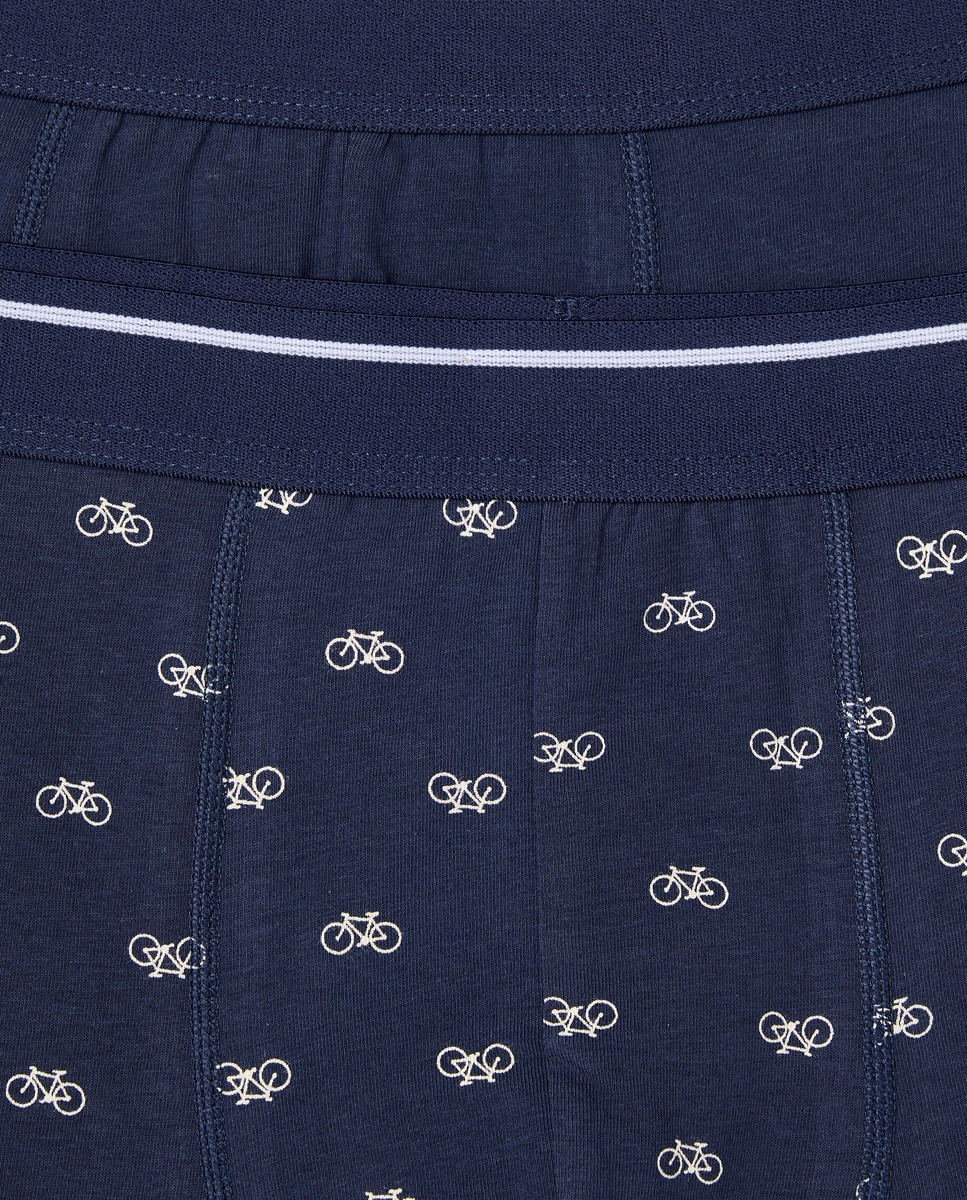 Pack 2 bóxers combinados de hombre Azul-3