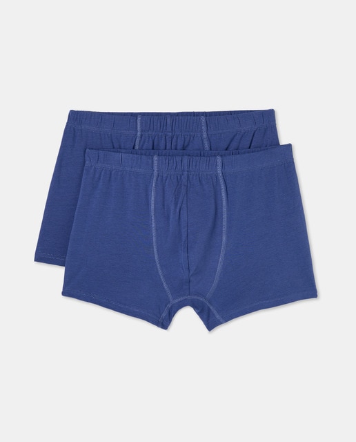 Imagen 0 de Pack 2 bóxers liso con goma cubierta de hombre