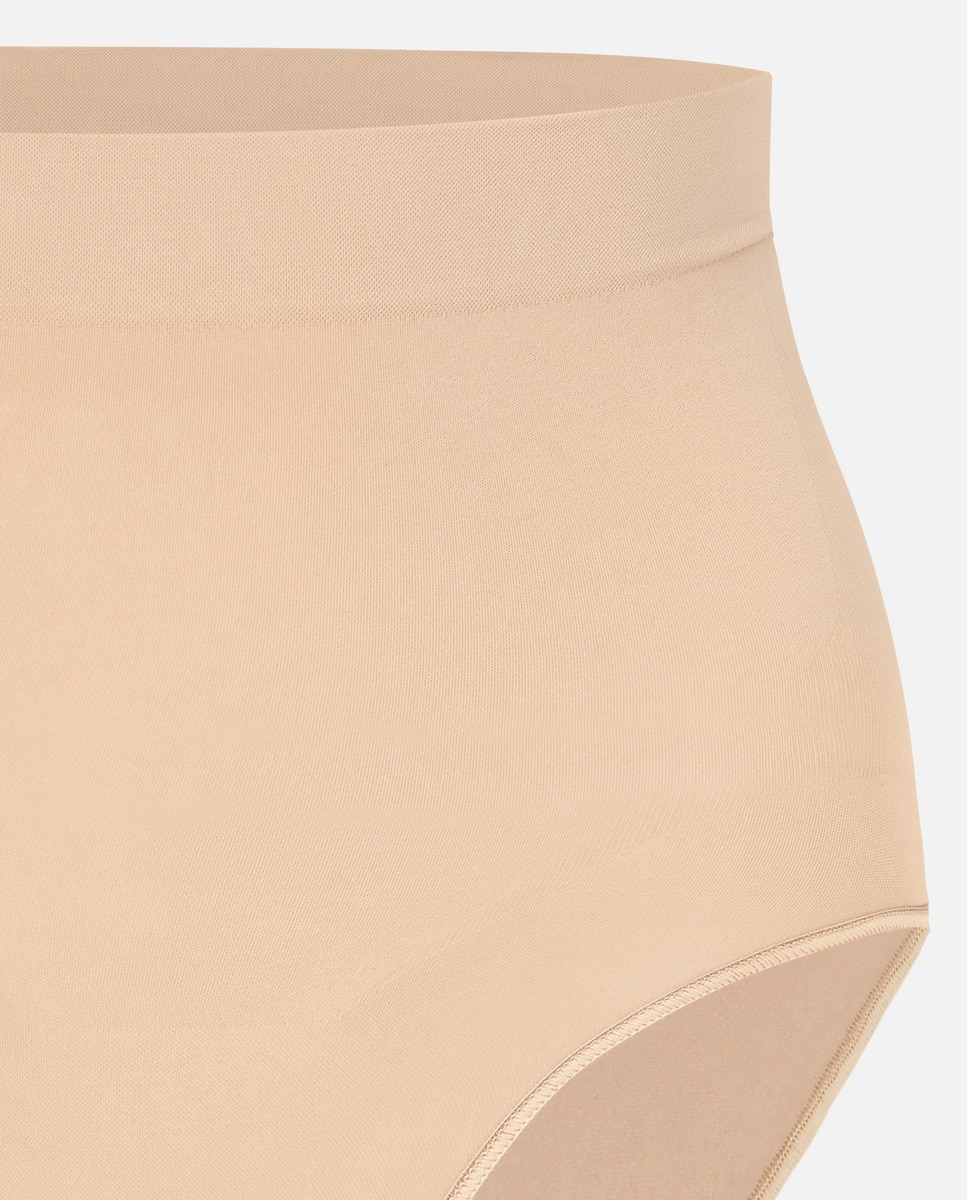 Cueca Moldadora sem Costuras Bege-5