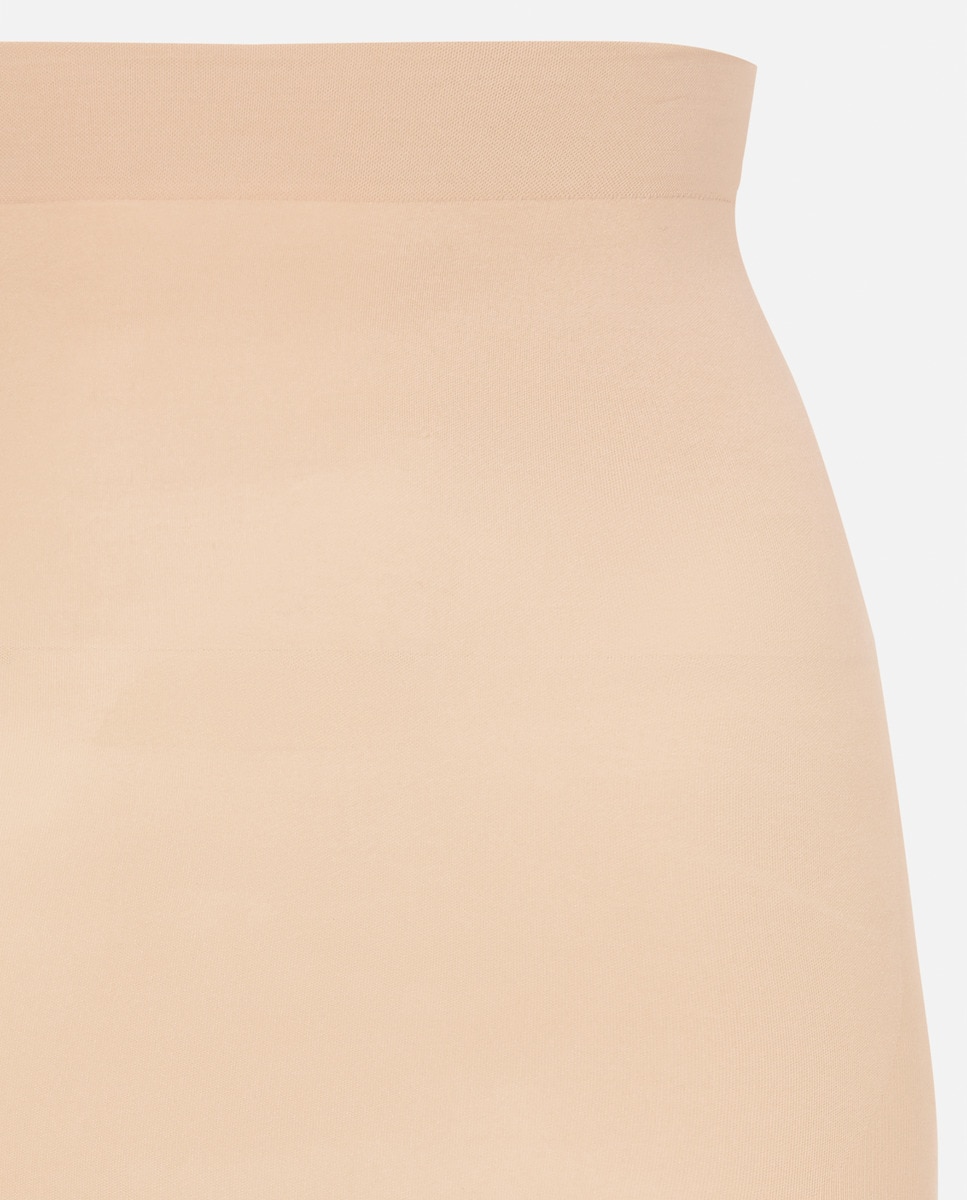 Calças Moldadoras sem Costuras Bege-5