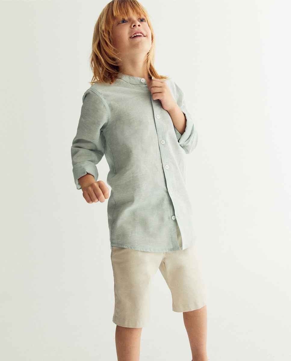 Camisa de Linho Verde-2