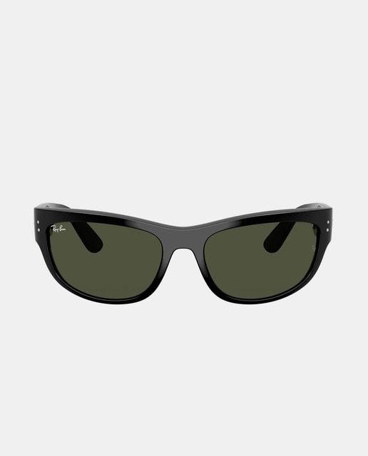 Imagen 0 de Gafas de sol unisex rectangulares en inyectado en verde