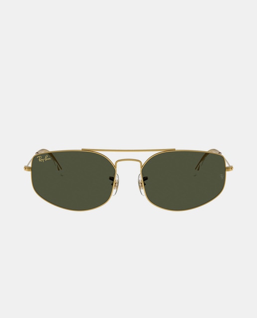 Imagen 0 de Gafas de sol unisex geométricas metalicas en verde