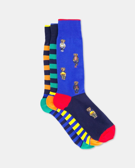 Imagem 0 de Pack de 3 Pares de Meias Curtas com Estampado