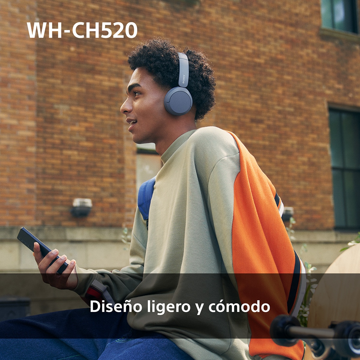 Sony WH-CH520 Auriculares inalámbricos de diadema, hasta 50h batería, ecualizador, iOS, Android y PC Rosa-4