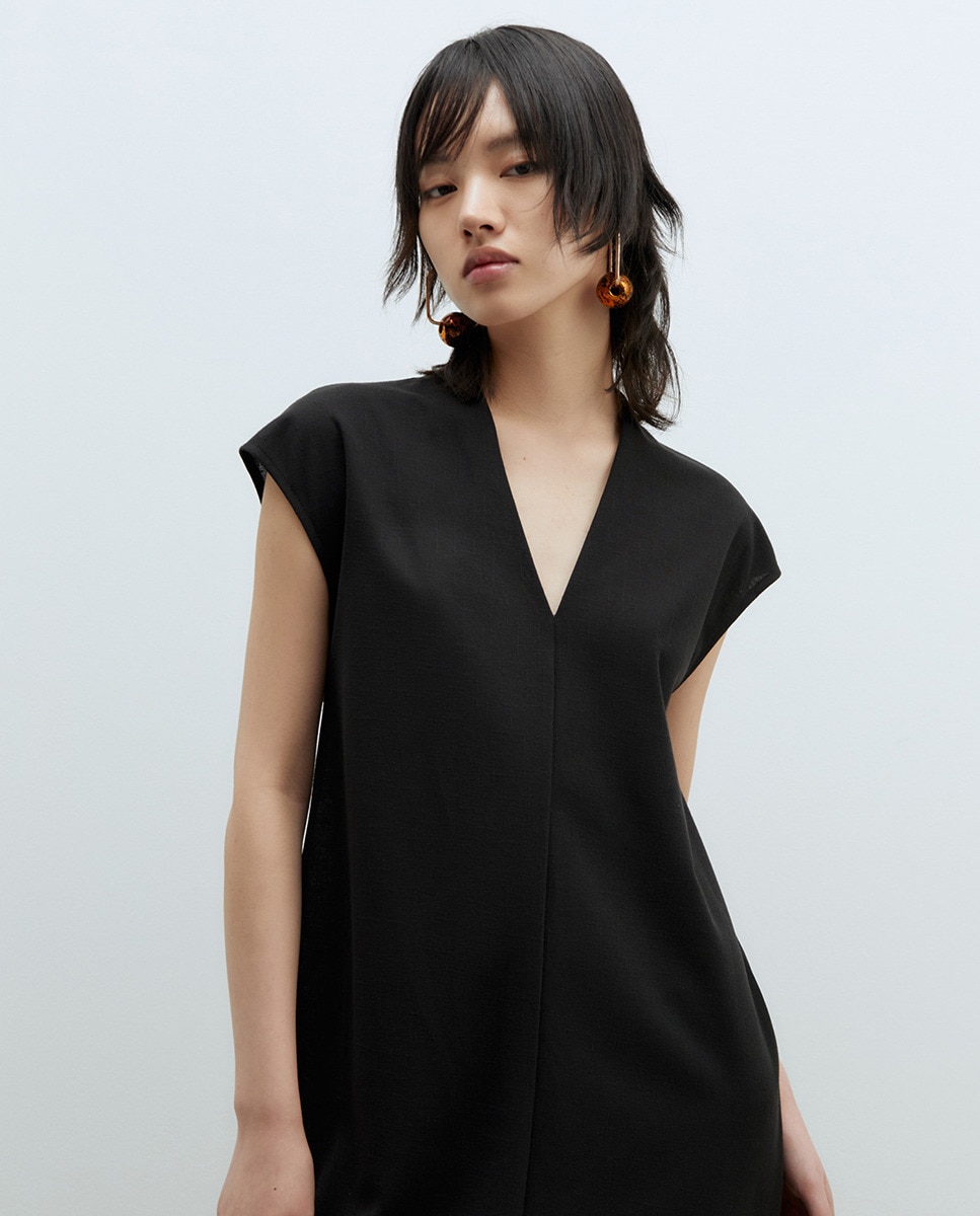 Vestido Básico Preto-2