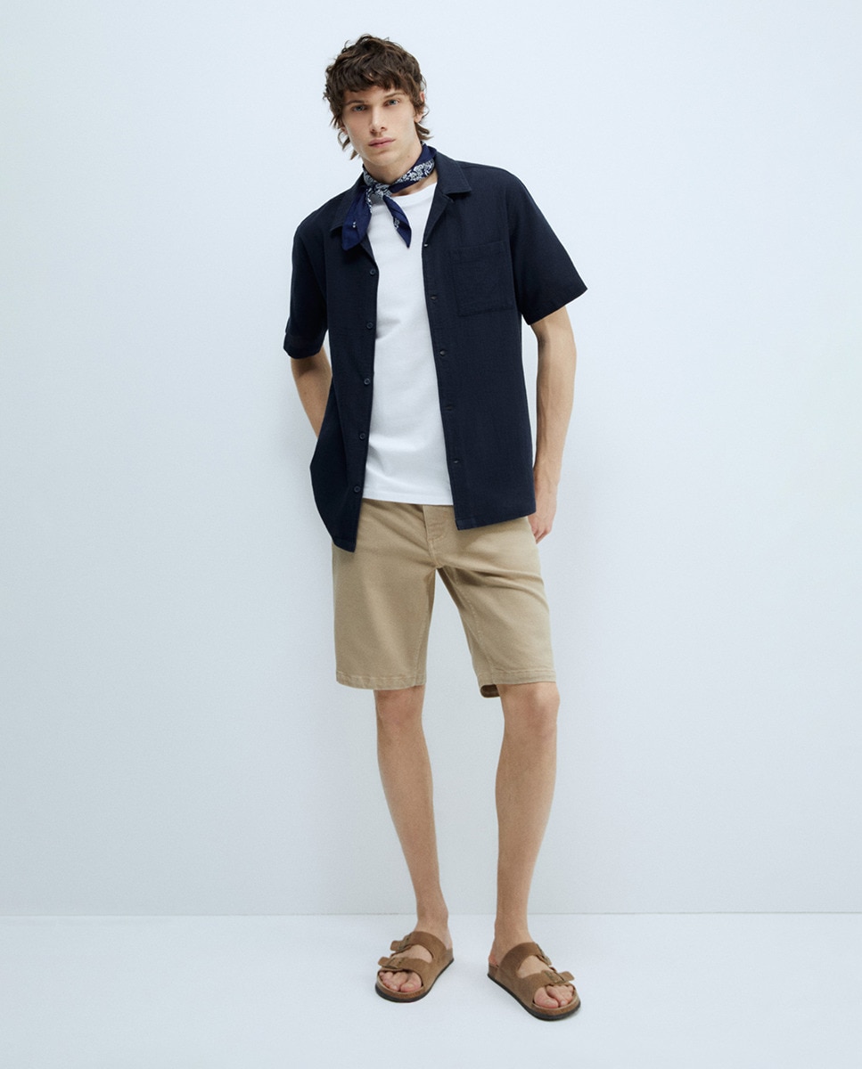 Camisa Wrinkled Azul-marinho-2