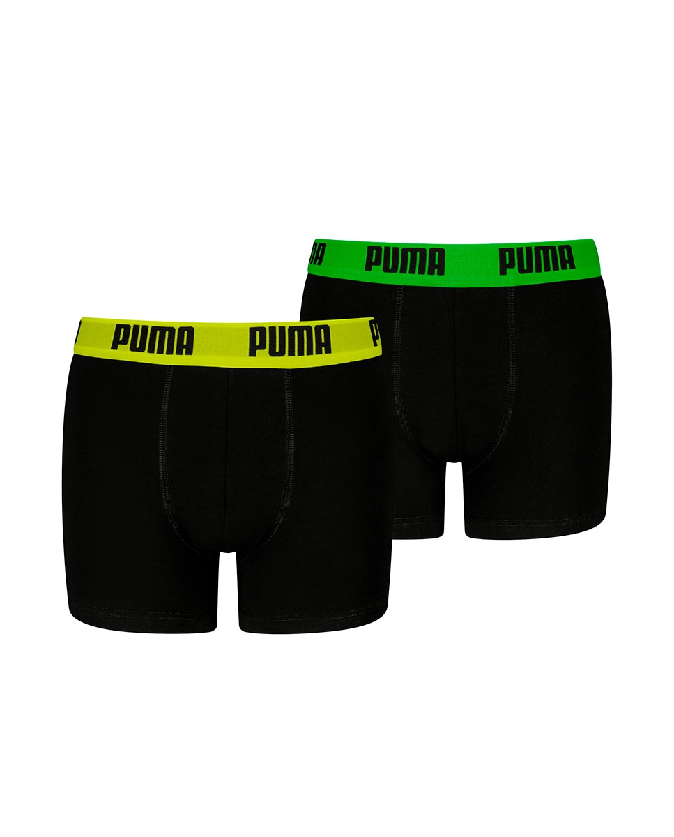 Boxers Infantis de Tacto Suave e Cós Cómodo (Pack de 2) Preto-1