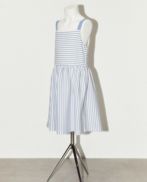 Vestido piqué rayas