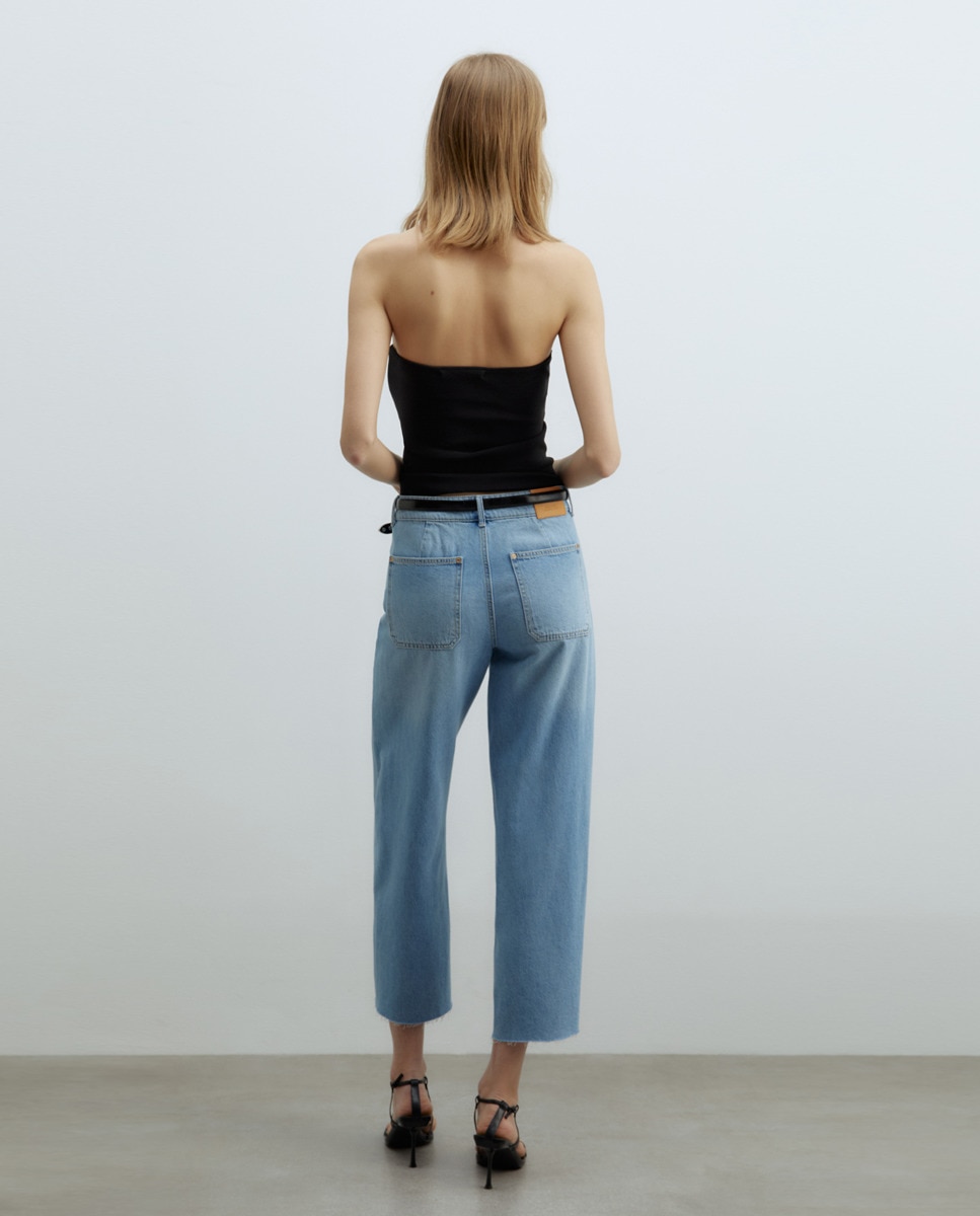 Jeans Culotte Azul-5