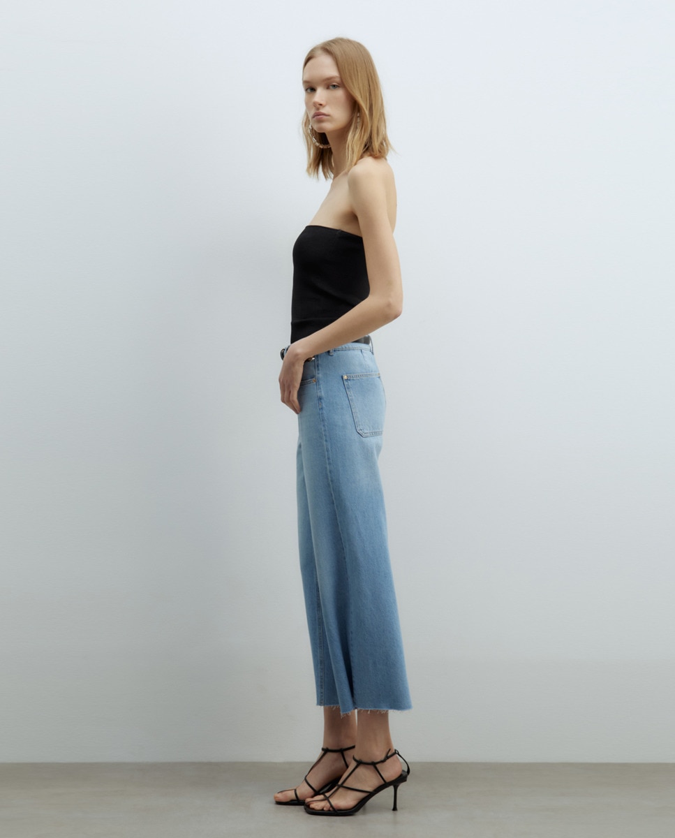 Jeans Culotte Azul-4