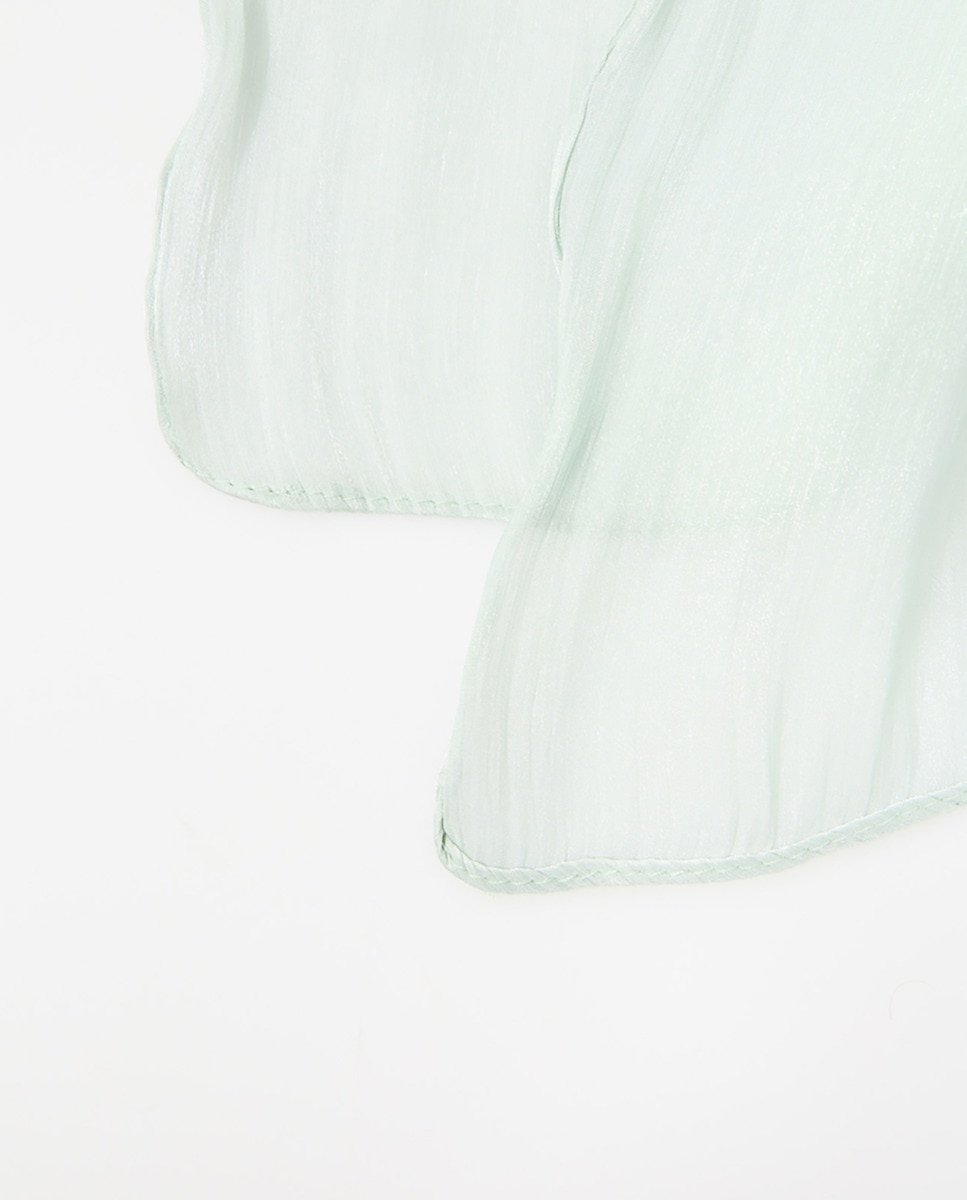 Écharpe Acetinada Verde-4