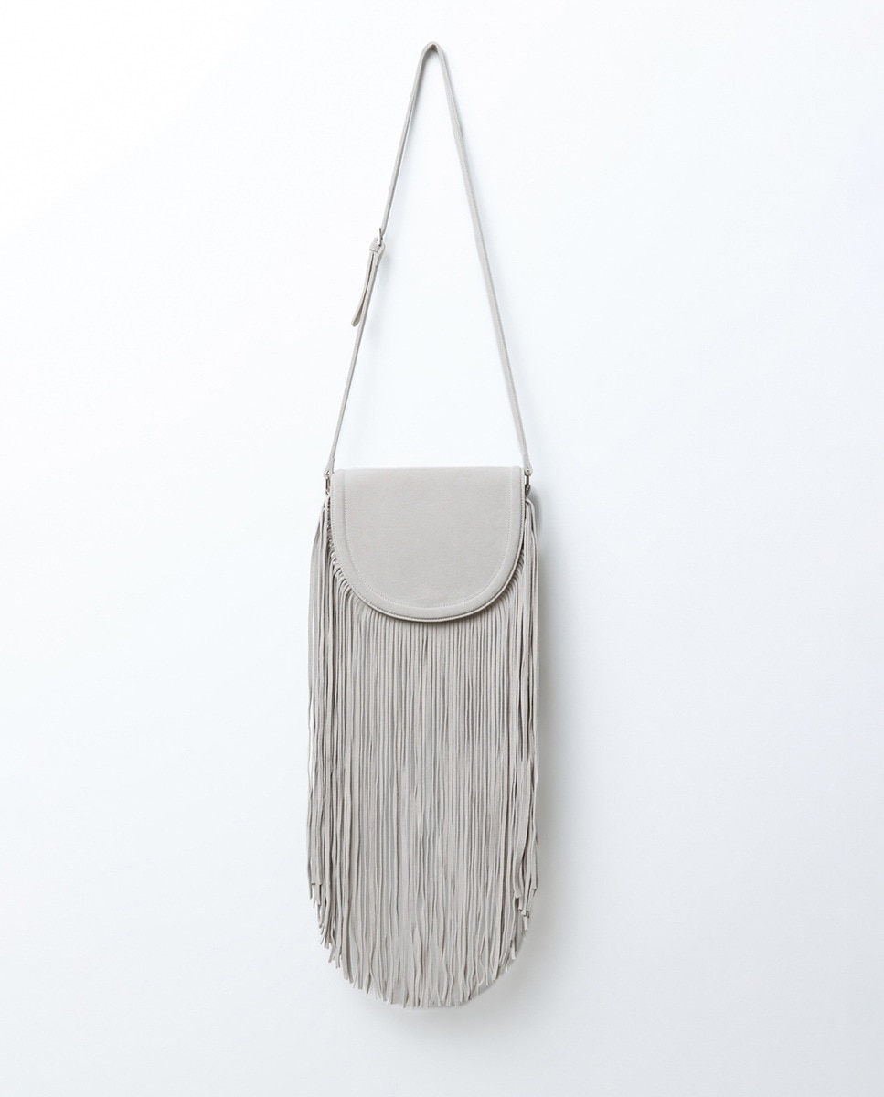 Moda Bolsos Piel Zara Rebajas Bolso Piel Flecos · Sfera · El Corte