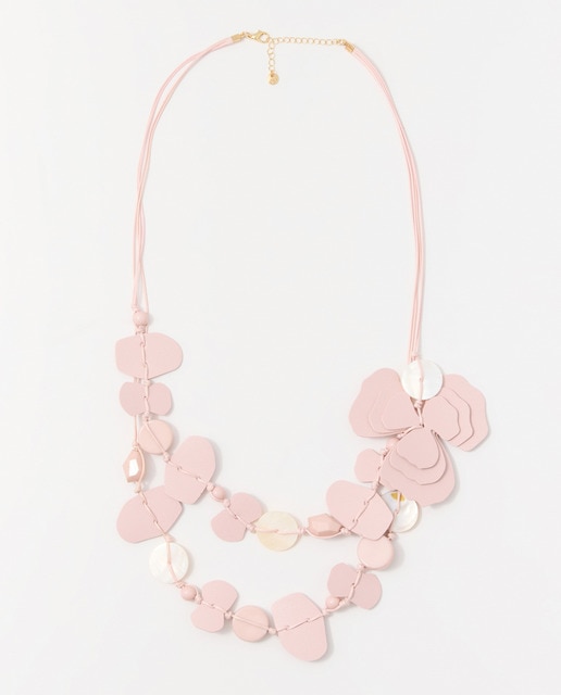Imagen 0 de Collar flor polipiel