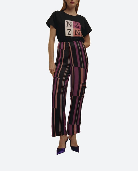 Pantalón recto con bolsillos cargo de mujer — oferta en Primeriti