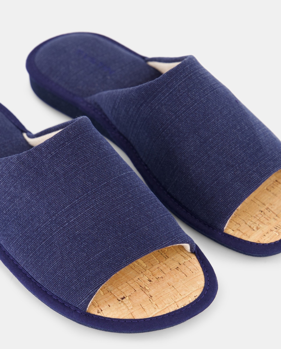 Pantufas 430 Azul Escuro-5