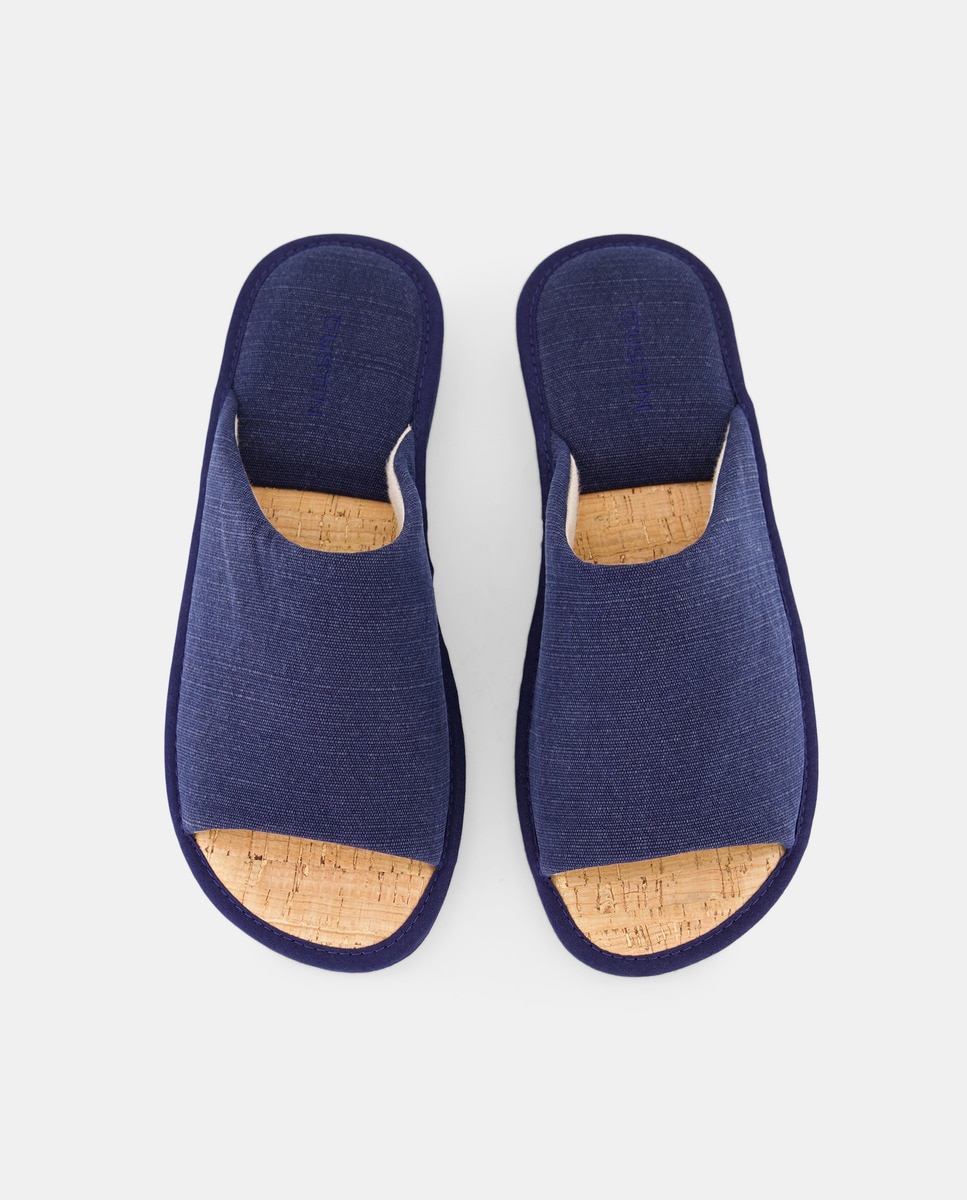 Pantufas 430 Azul Escuro-4