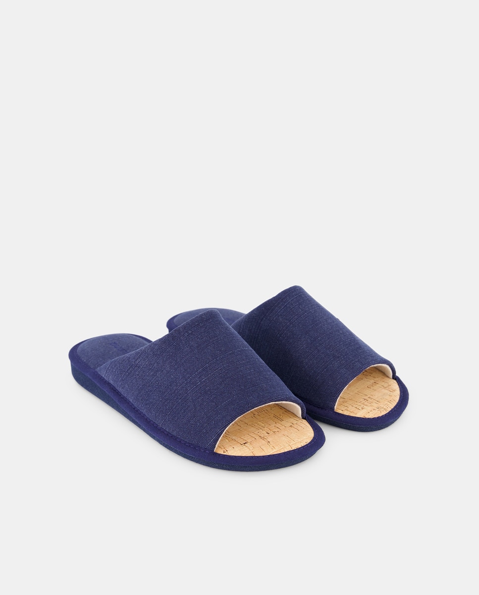 Pantufas 430 Azul Escuro-2