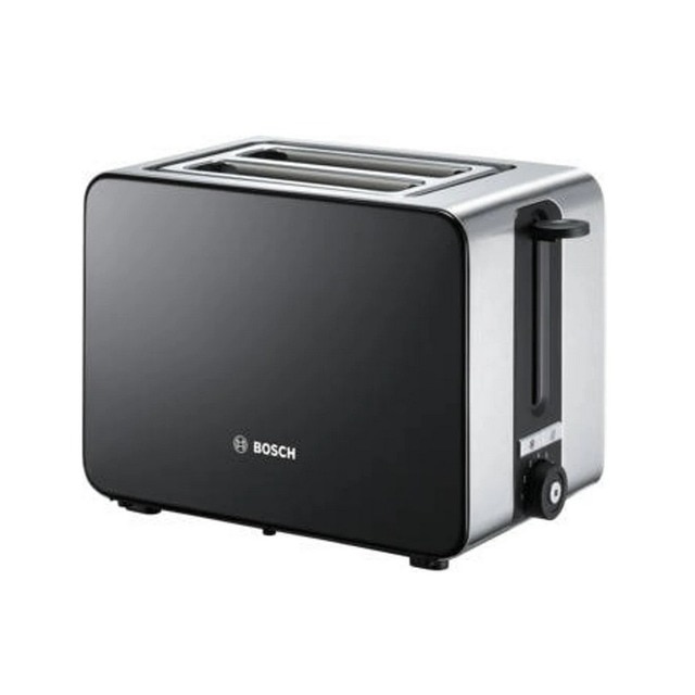 Torradeira Bosch Compacta Sky TAT7203 de 1050 W com 2 Fendas Curtas - Preto e Inox Preto / Inox-1