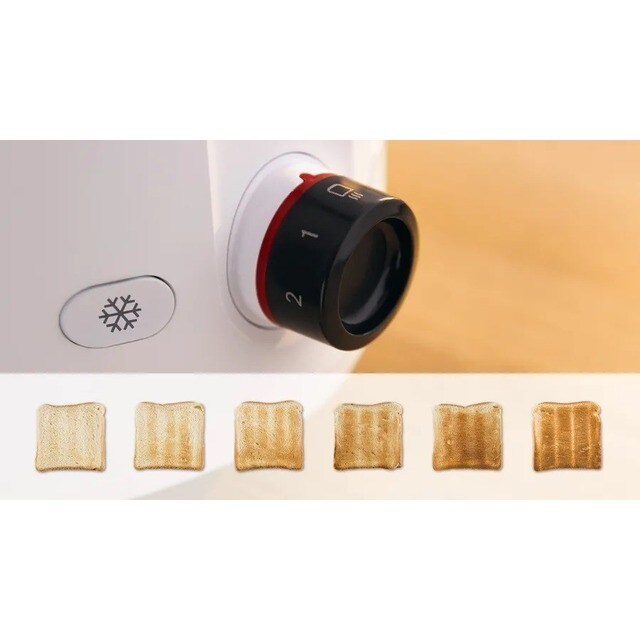 Torradeira Bosch Compacta MyMoment TAT2M121 de 950 W com 2 Fendas Curtas - Branco Branco-5