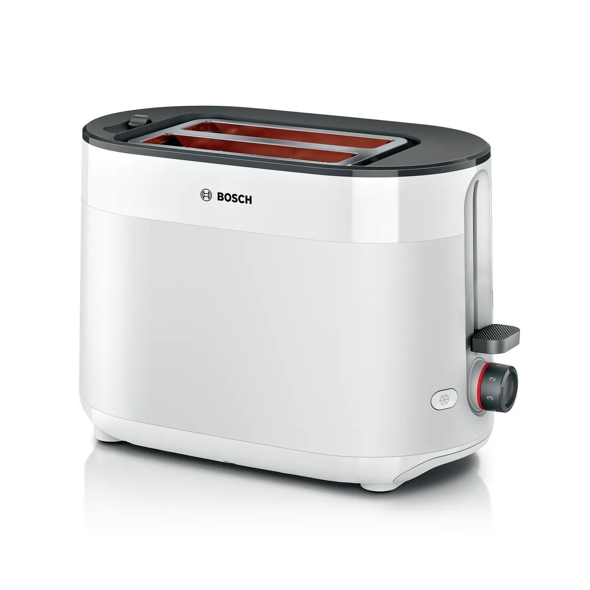 Torradeira Bosch Compacta MyMoment TAT2M121 de 950 W com 2 Fendas Curtas - Branco Branco-1