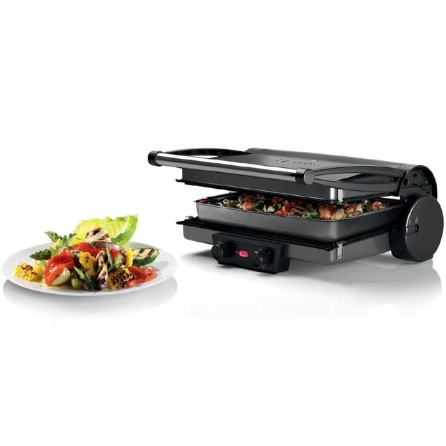 Grelhador de Placas Bosch TCG4215 de 2000 W Inox-3