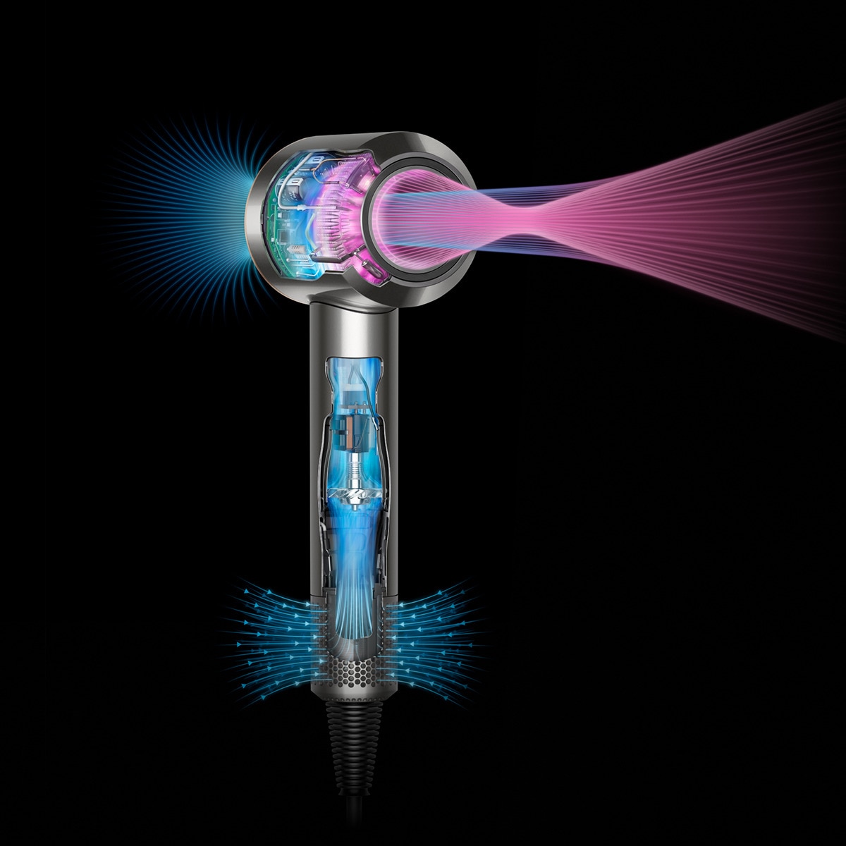 Secador de Cabelo Dyson Supersonic 113277-01 com Tecnologia Air Multiplier - Azul Azul-5