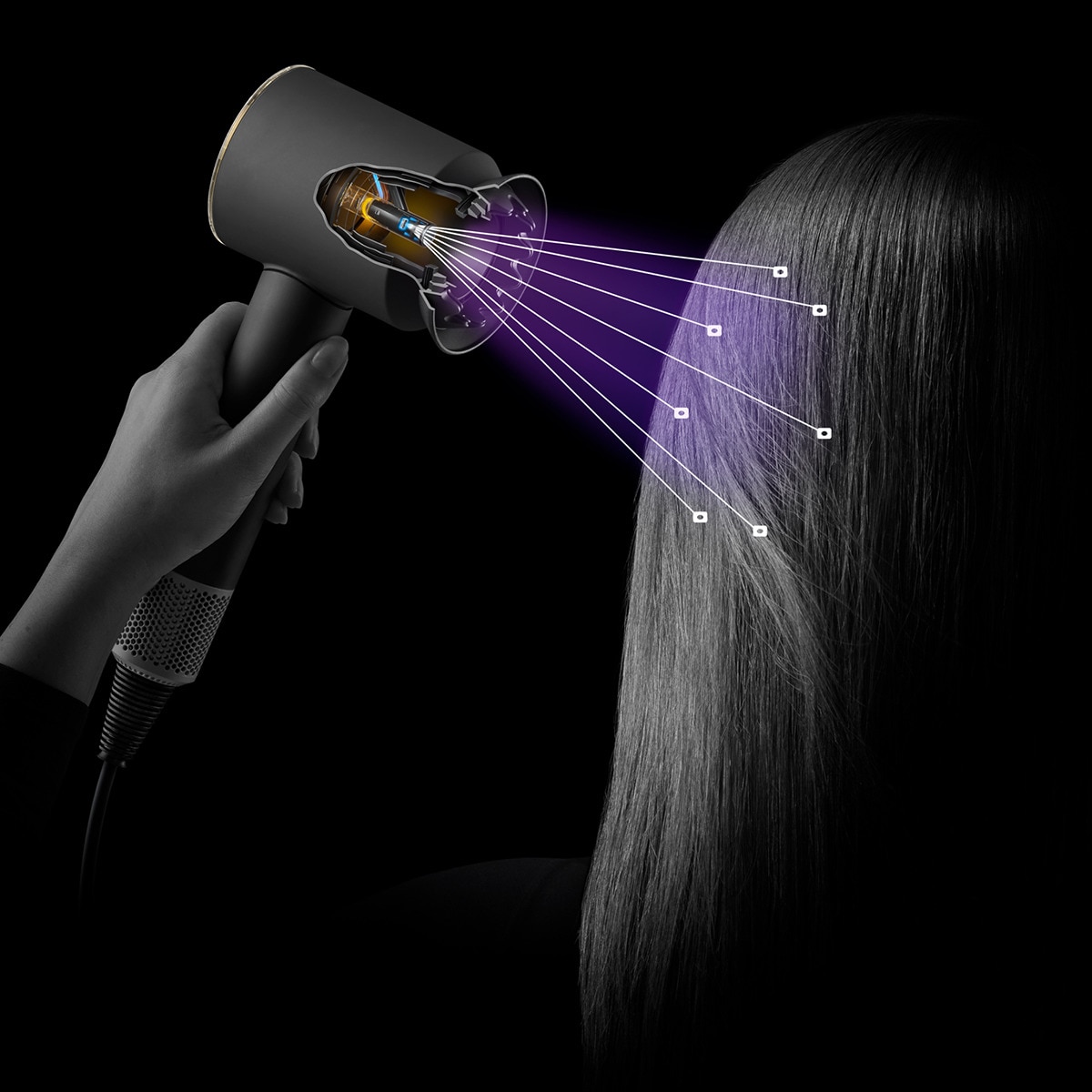 Secador de Cabelo Dyson 113407-01 Supersonic Nural™ - Ceramic Pink e Rose Gold Ceramic Pink/Rose Gold-6