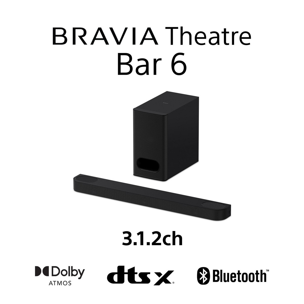 Barra de Som Sony BRAVIA Theatre Bar 6 Sony HT-B600 Preto-1