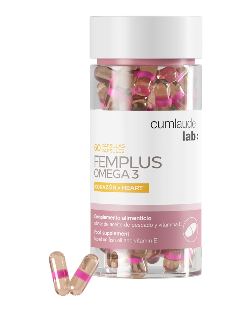 Complemento alimenticio Femplus Omega 3 60 cápsulasCumlaude 1