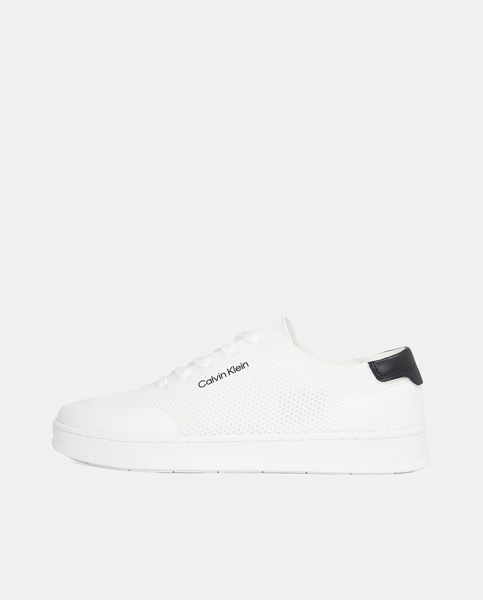 Sapatilhas de Malha Branco-3