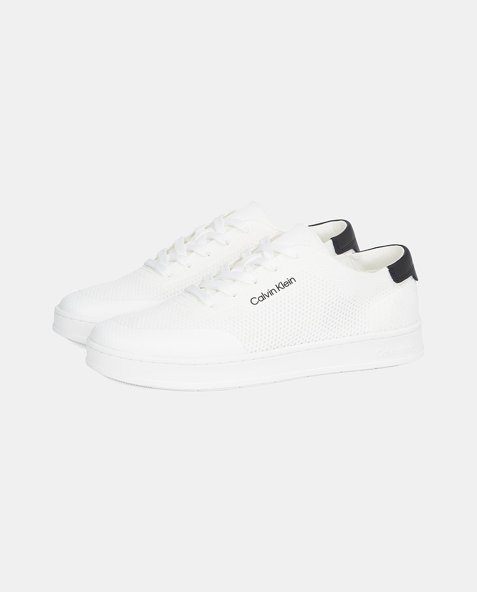 Sapatilhas de Malha Branco-2
