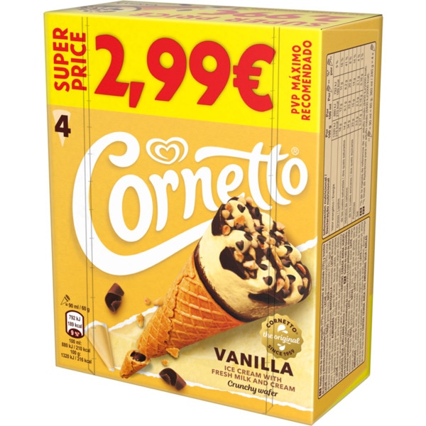 Gelado Baunilha embalagem 360 ml
