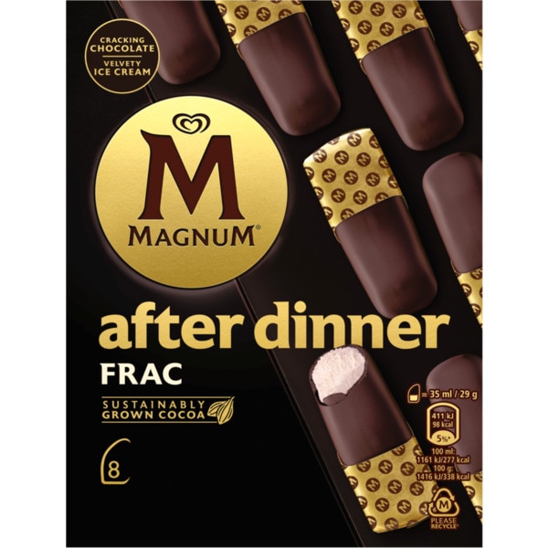 Gelado Magnum Dark After Dinner embalagem 280 ml