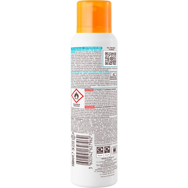 Bruma Hidratante Alta Proteção SPF30 embalagem 150 ml