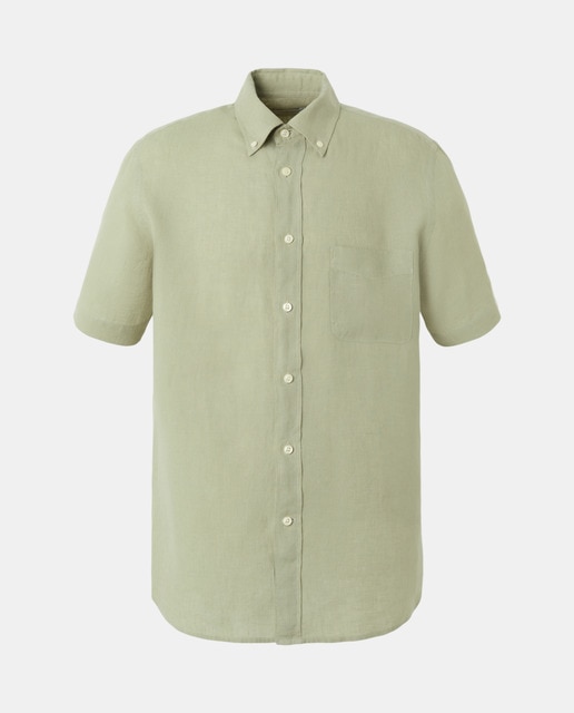 Imagen 0 de Camisa del lino manga corta