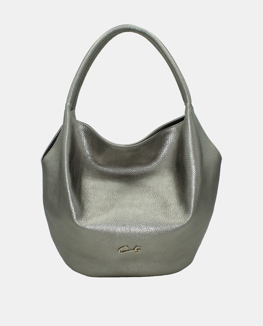 Imagem 0 de Mala Hobo Magnética em Pele