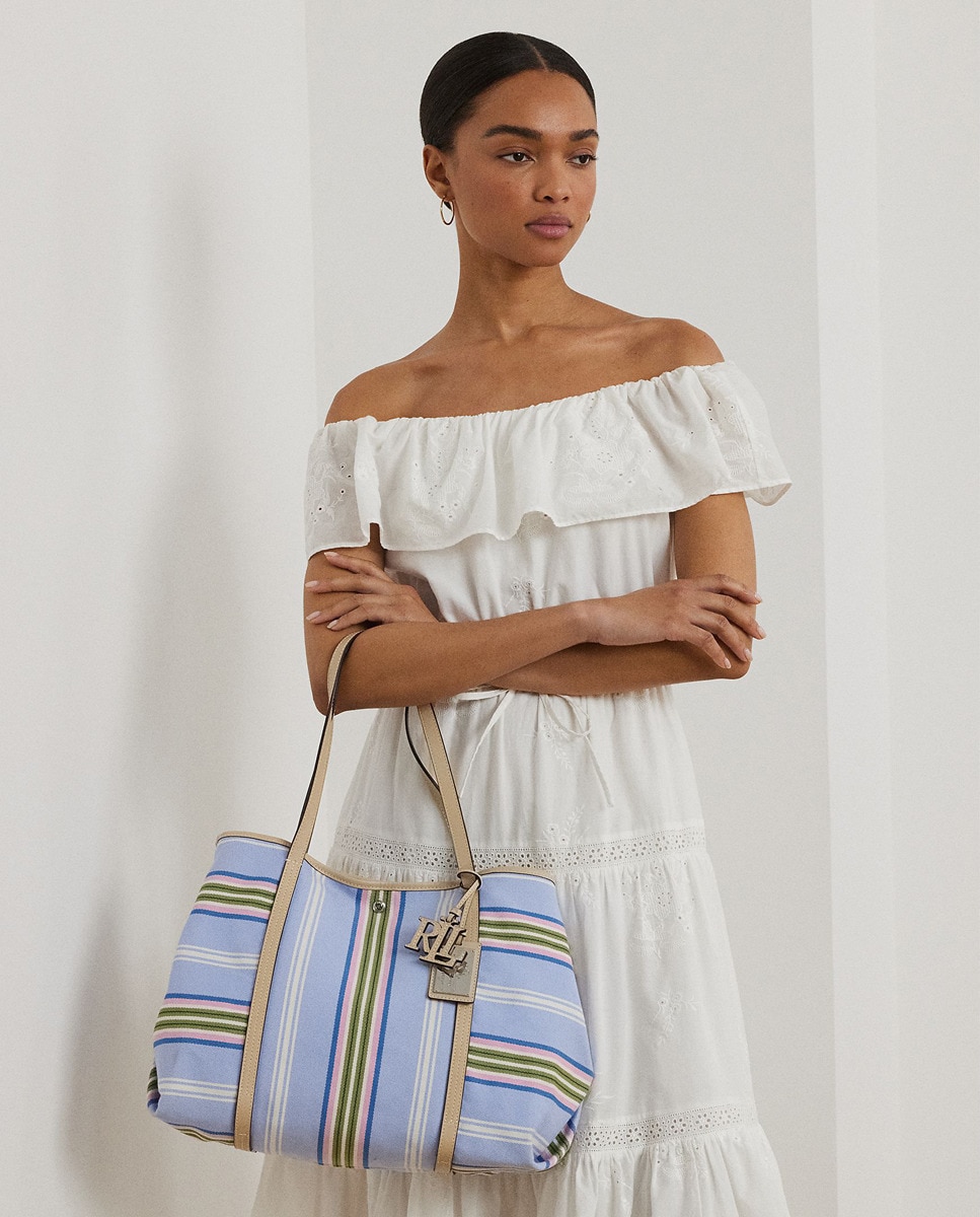 Bolso Lauren Ralph Lauren Skyler 29 Tote Medium 431826811001 Beis