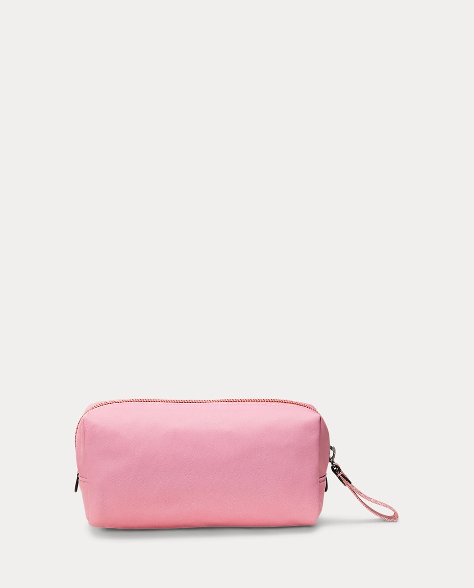 Estojo Pequeno de Nylon Rosa-2