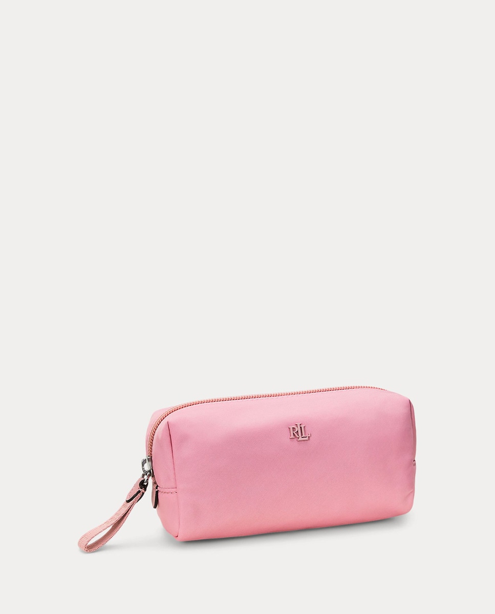 Estojo Pequeno de Nylon Rosa-3