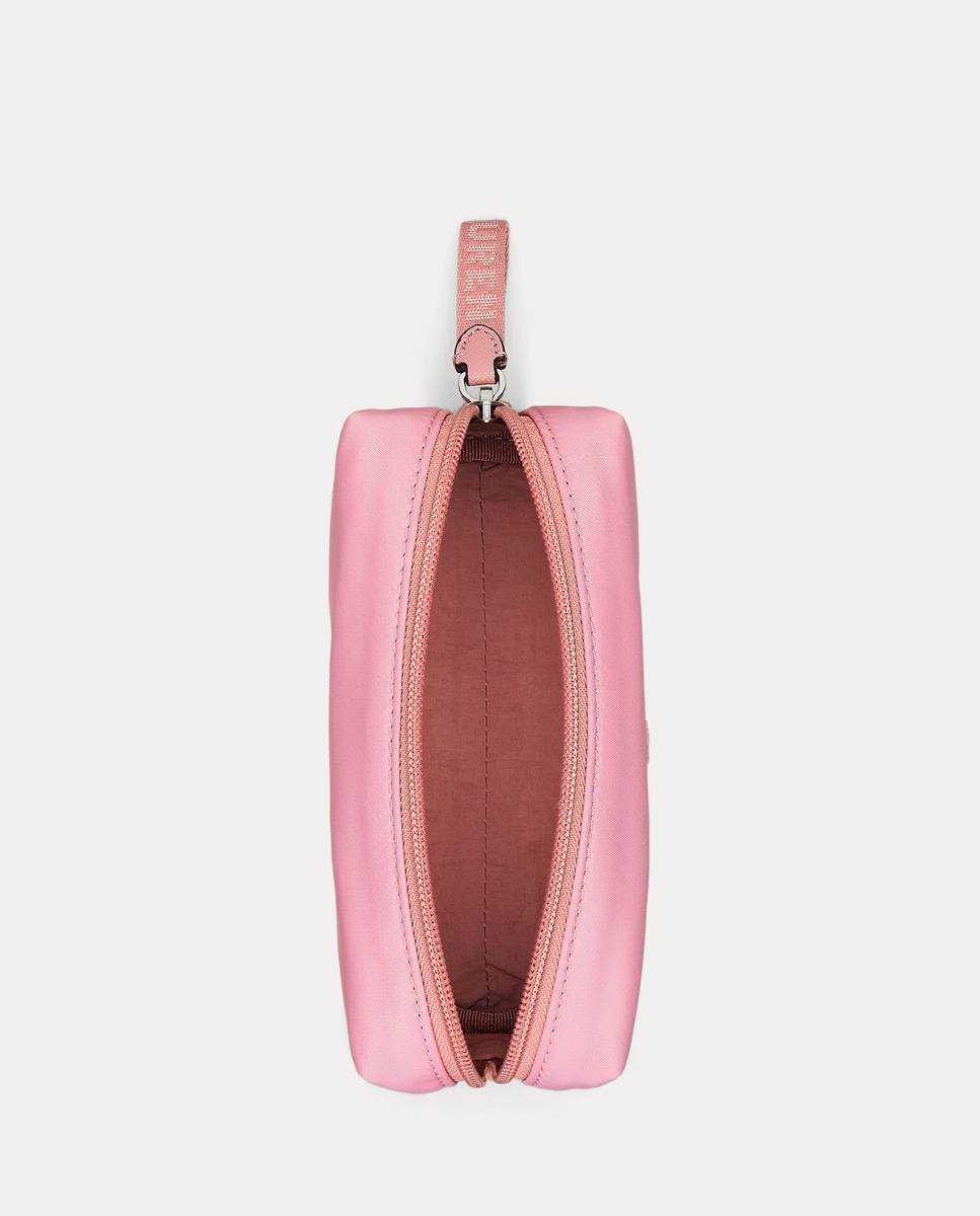 Estojo Pequeno de Nylon Rosa-4