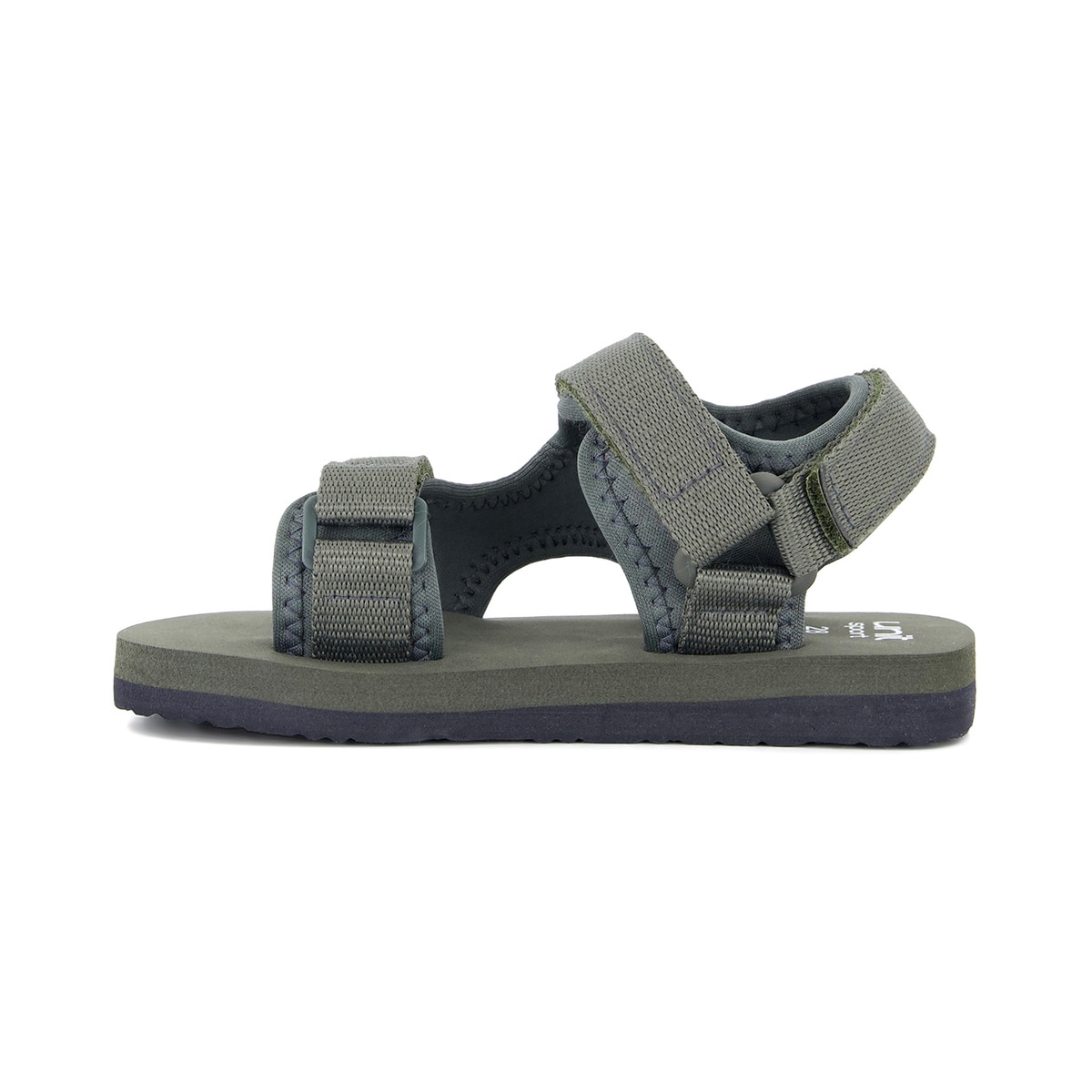 Sandalia Velcro Infantil 22-30 Kaki-3