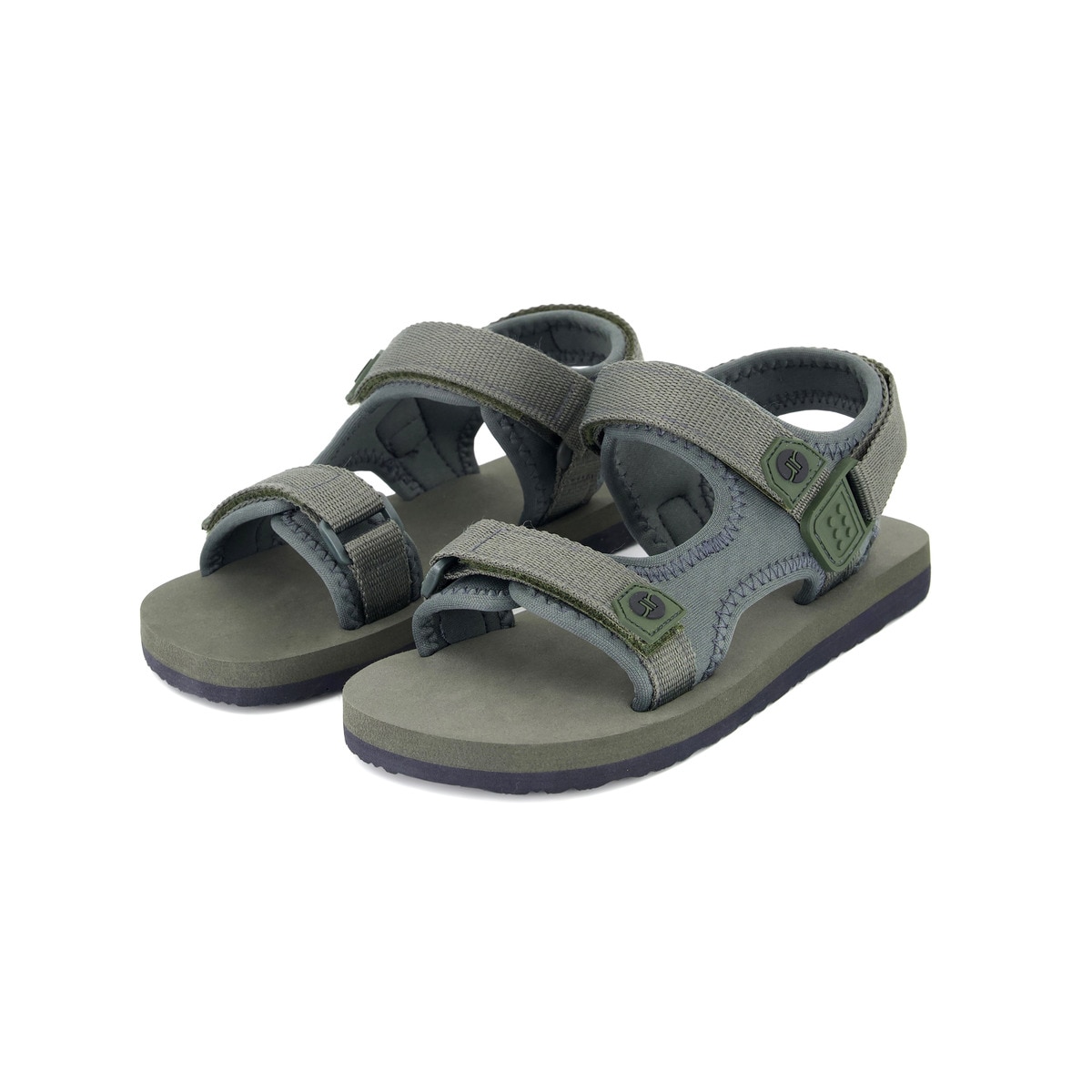 Sandalia Velcro Infantil 31-39 Kaki-6