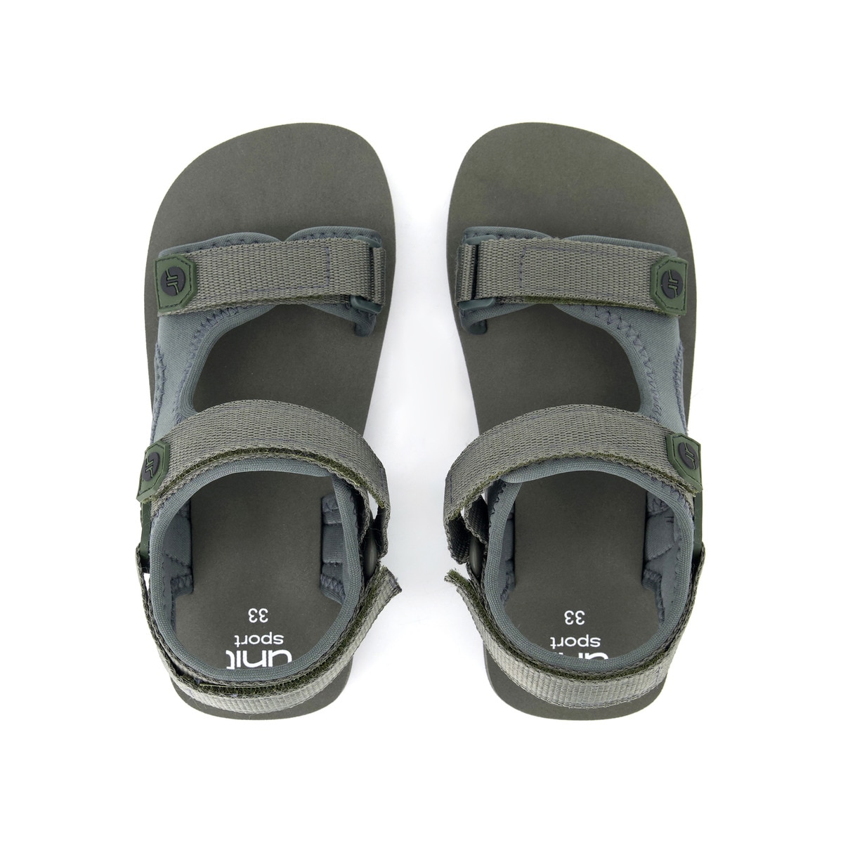 Sandalia Velcro Infantil 31-39 Kaki-4