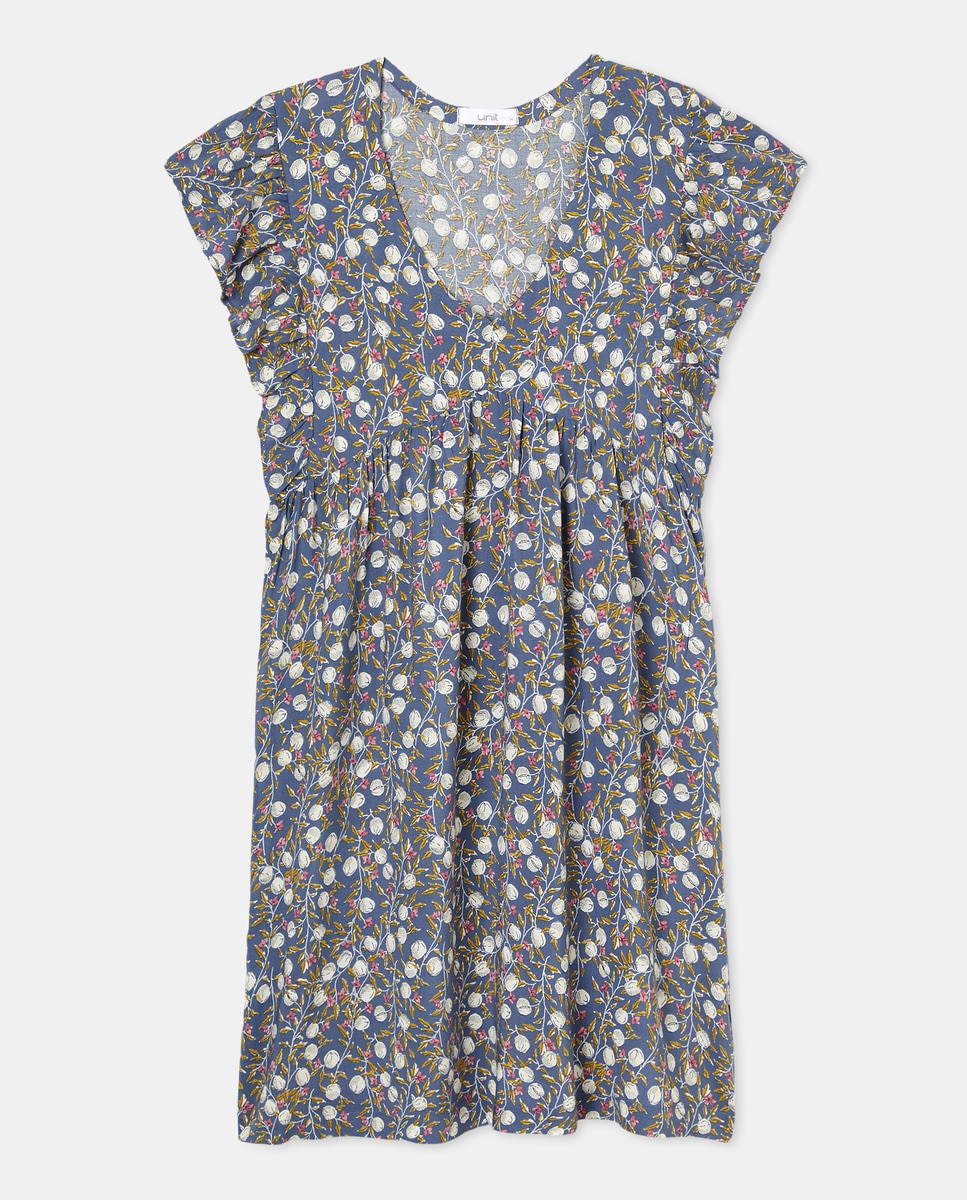 Camison Mujer Estampado Azul marino-3