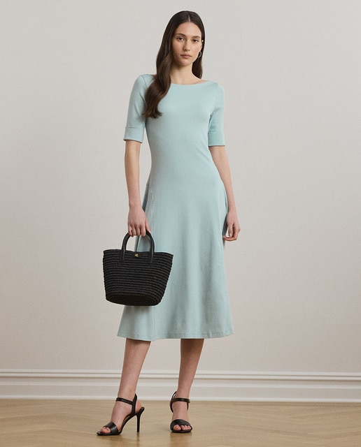 Imagem 0 de Vestido midi com manga 3/4