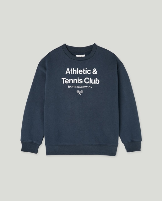 Imagen 0 de Sudadera de niño cuello caja estampada