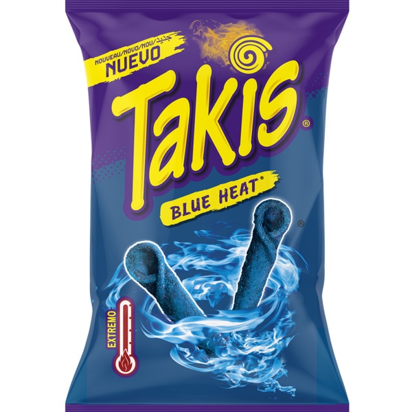 Snack de Milho Blue Heat embalagem 90 g