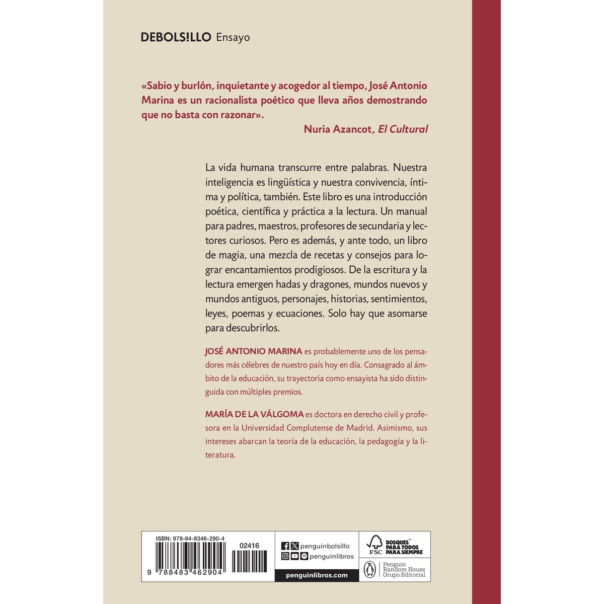 La magia de leer(Bolsillo) (Tapa blanda) 2